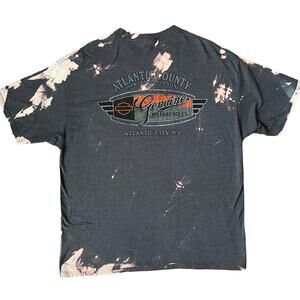 Harley Davidson Atlantic City Bleached Graphic Tee